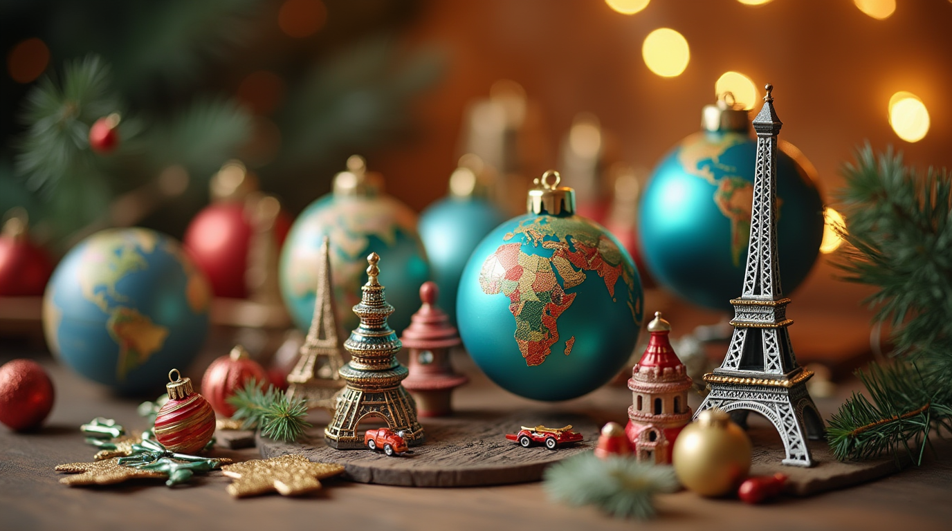 Travel Christmas Ornaments